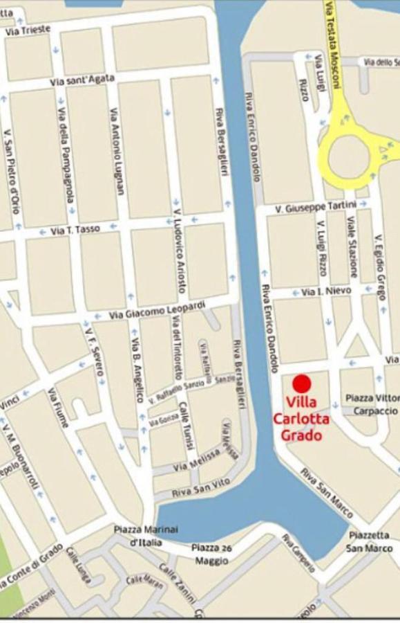 Villa Carlotta غرادو المظهر الخارجي الصورة